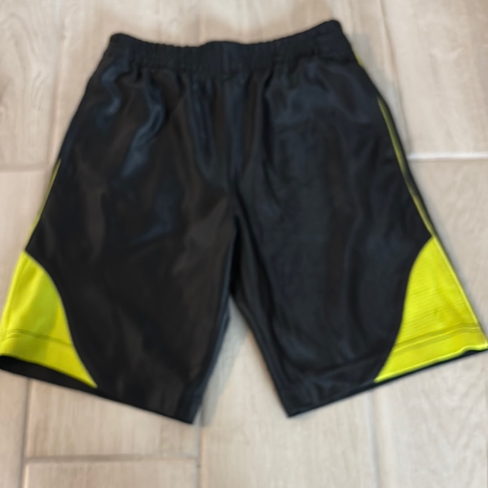 Black and Yellow Kids Shorts